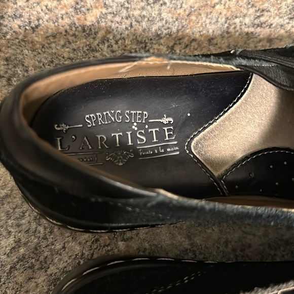 L’Artiste Spring Step Leather Shoes Grenadine 38 - Picture 3 of 10